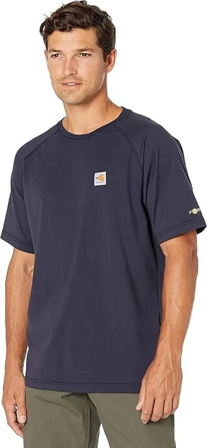 Carhartt Flame-Resistant Force Short Sleeve T-Shirt (Dark Navy) Men's Clothing