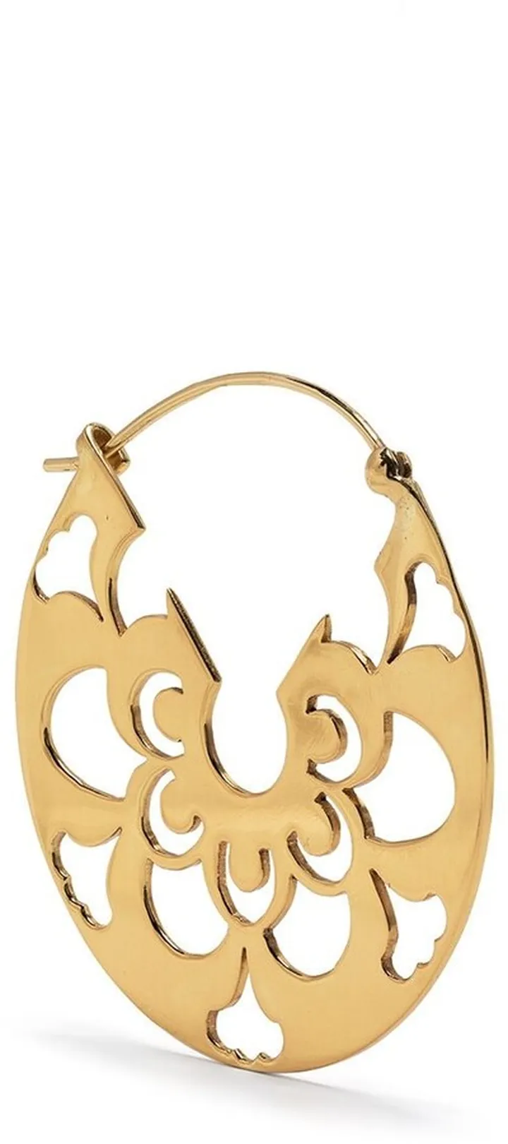 Cut-Out Hoop Earrings