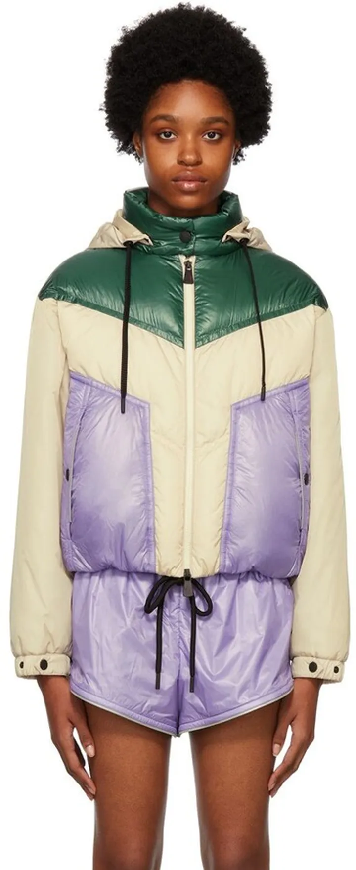 Moncler Grenoble Off-White Ledi Down Bomber Jacket