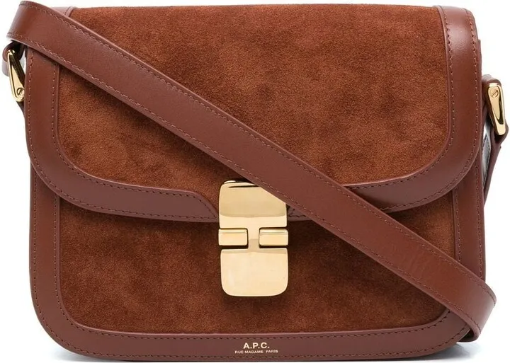 Grace leather shoulder bag