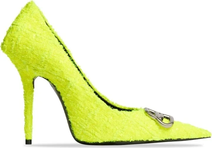 Square Knife BB 110mm tweed pumps
