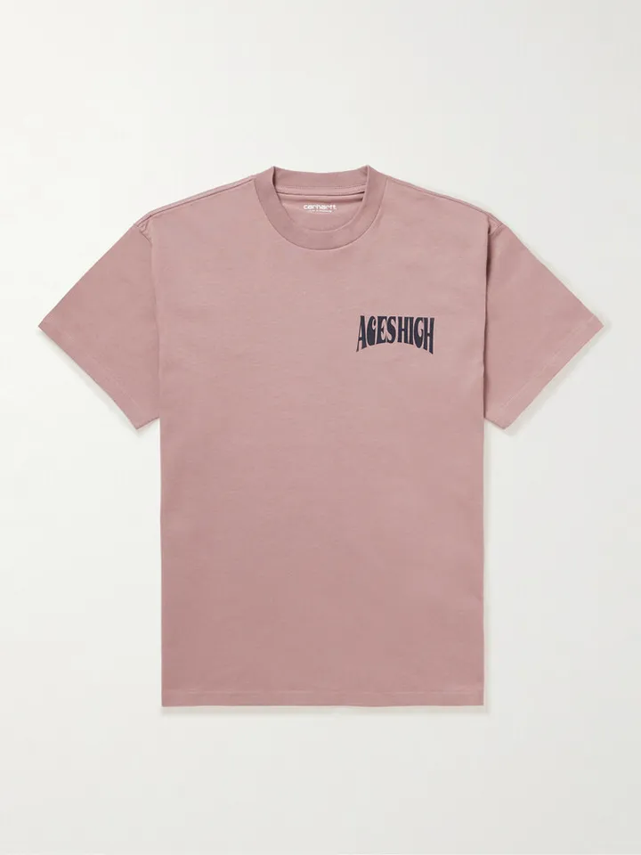Aces Logo-Embroidered Printed Organic Cotton-Jersey T-Shirt