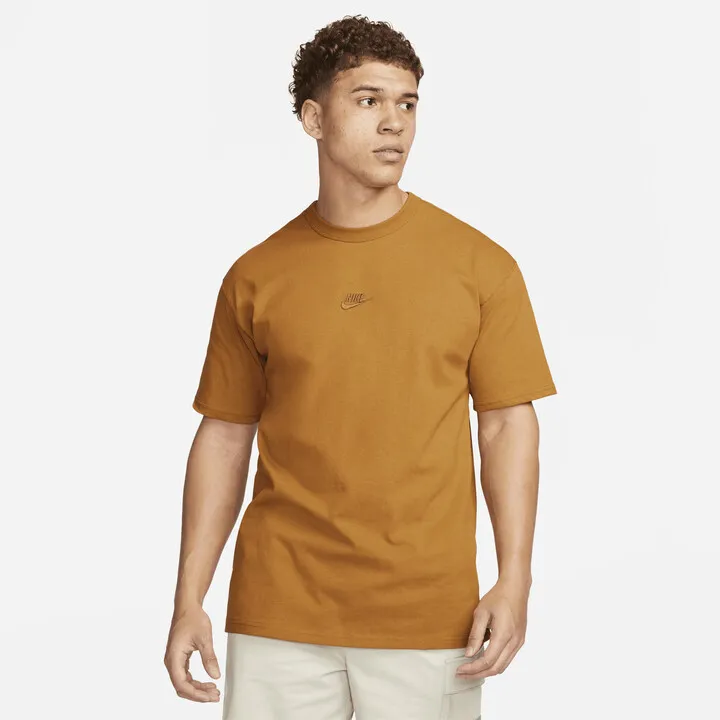 Men's Nike Sportswear Premium Essentials T-Shirt in Brown