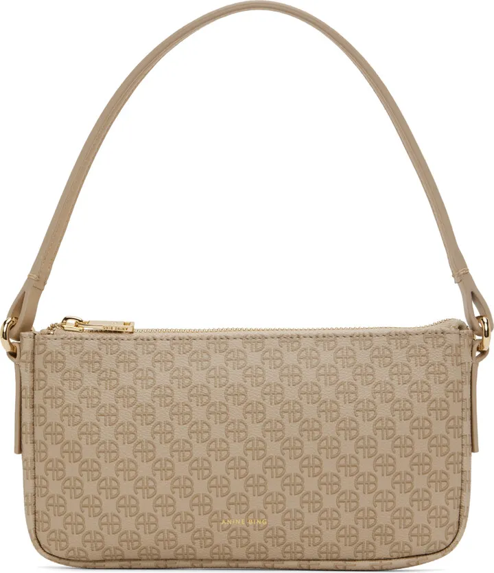 ANINE BING Beige Bianca Bag