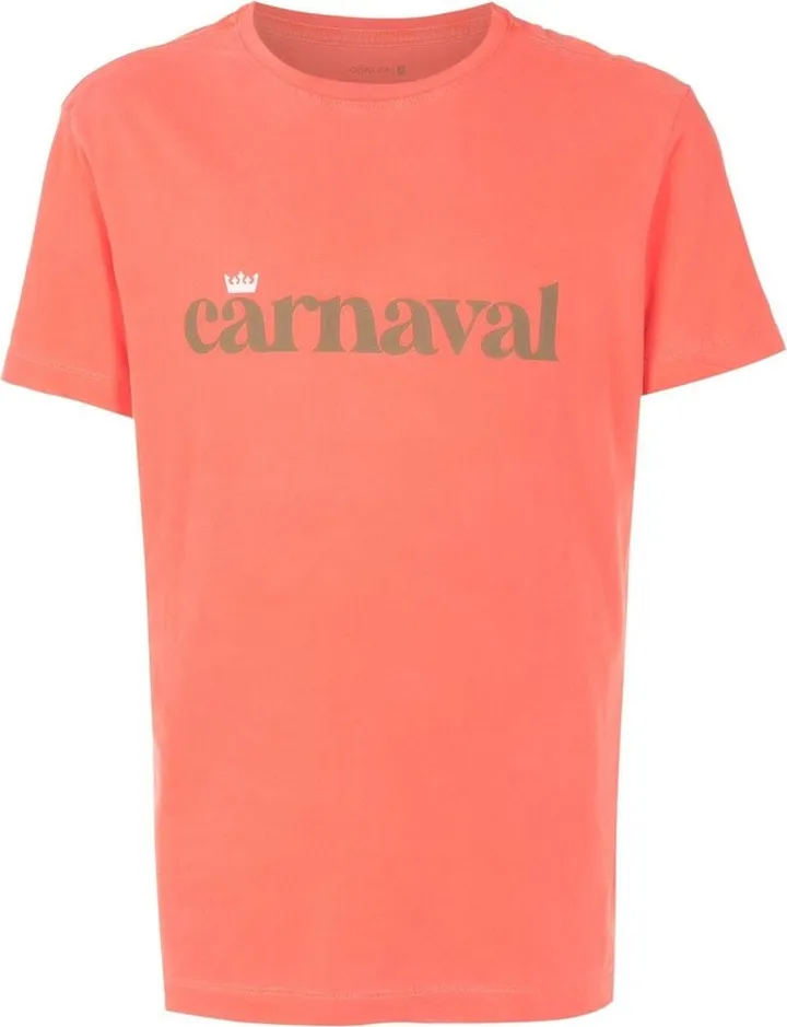 Carnaval-print detail T-shirt
