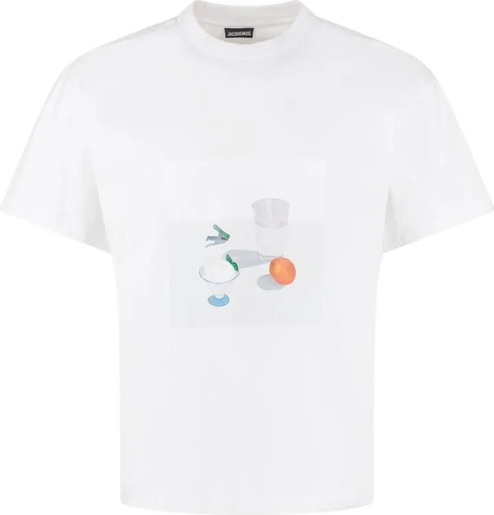 Jacquemus Tableau Graphic Printed Crewneck T-Shirt