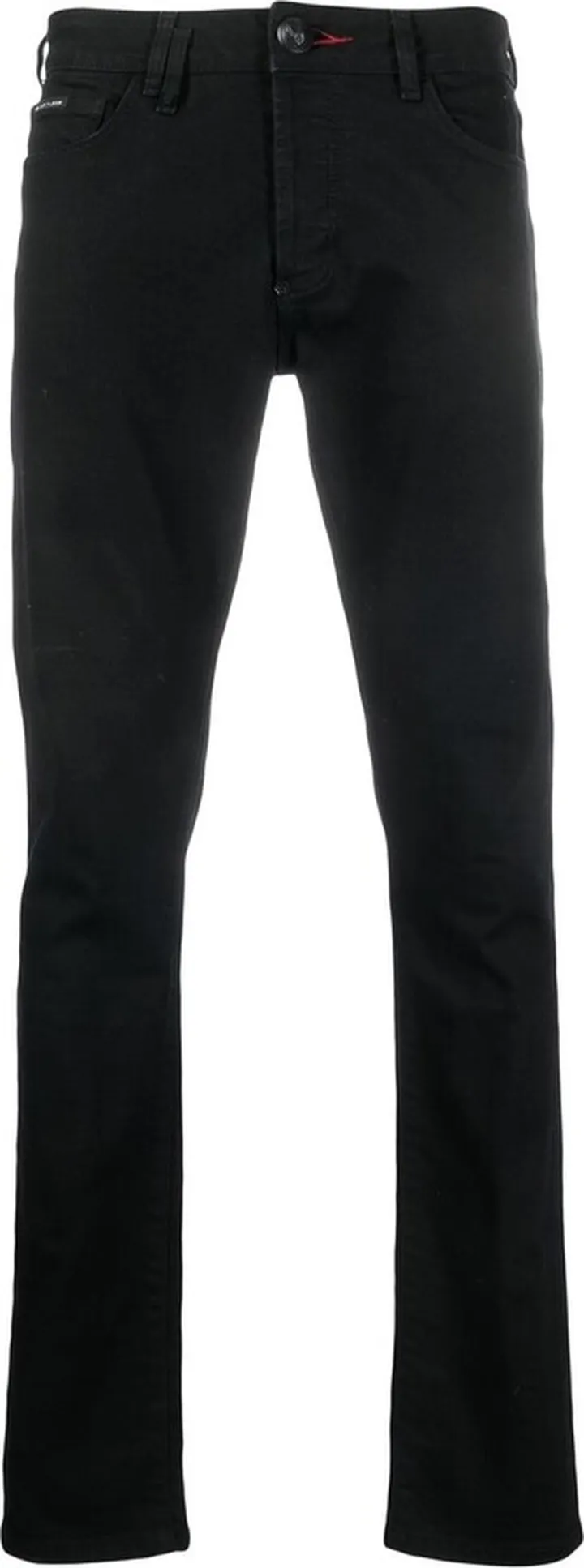 Logo-Embroidered Skinny Jeans