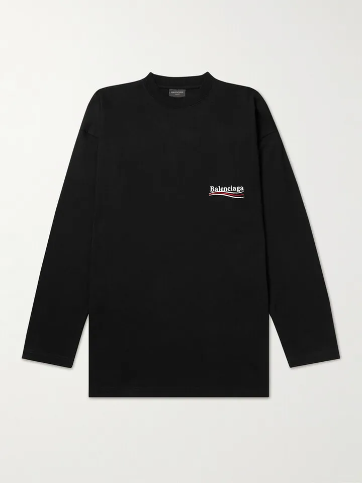 Logo-Embroidered Cotton-Jersey T-Shirt