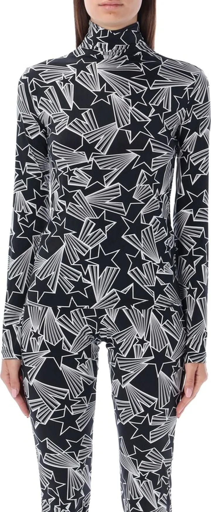Shooting Stars Turtle Neck Top