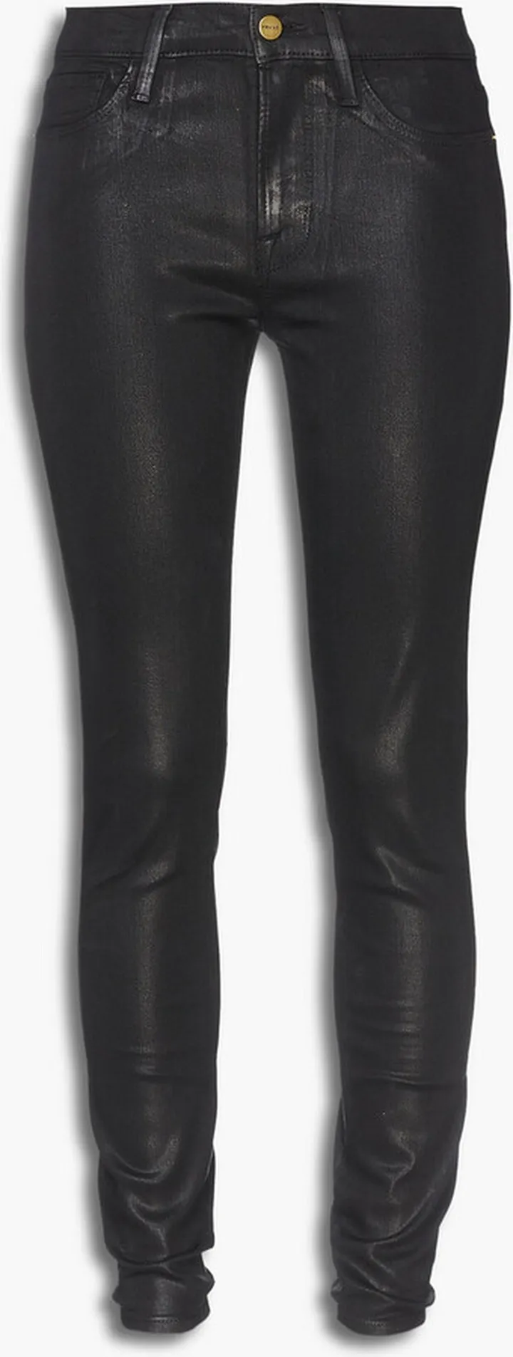 Le Skinny de Jeanne coated high-rise skinny jeans