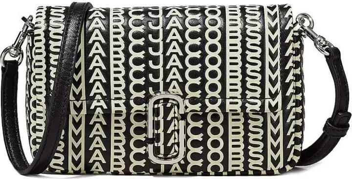 Marc Jacobs The Monogram J Marc Mini Black White Bag
