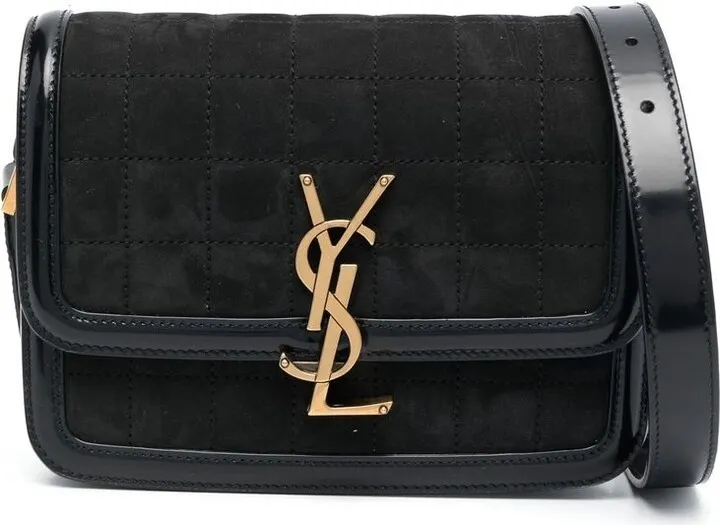 YSL logo-plaque shoulder bag