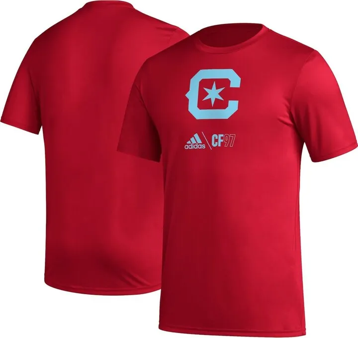 Men's adidas Red Chicago Fire Icon T-shirt