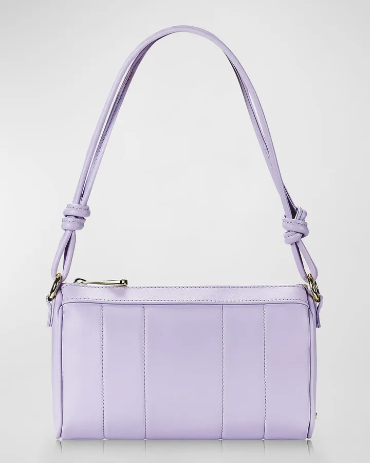 Maggie Knot Woven Leather Shoulder Bag