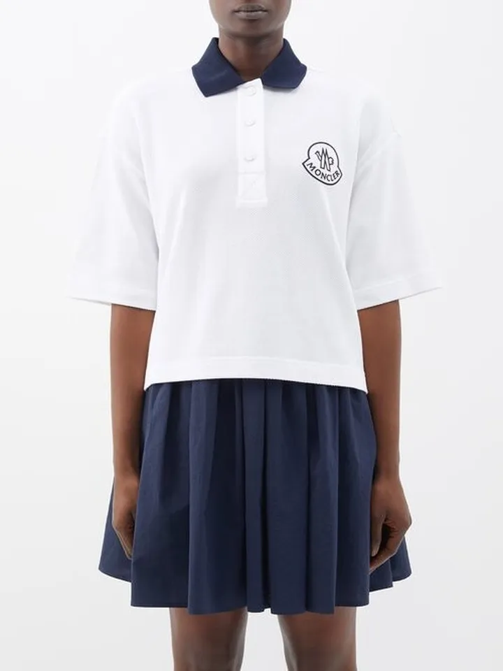 Contrast-collar Cotton-piqué Polo Shirt