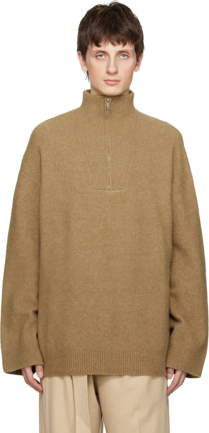 Nanushka Tan Dusco Sweater
