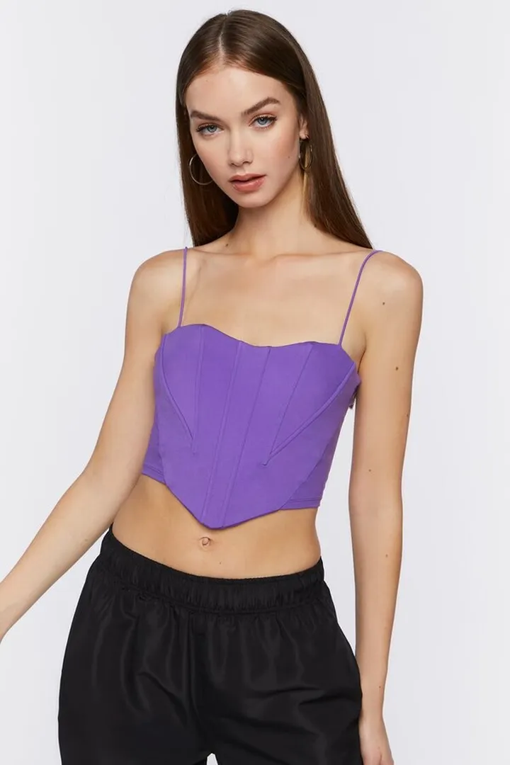 Cropped Corset Cami