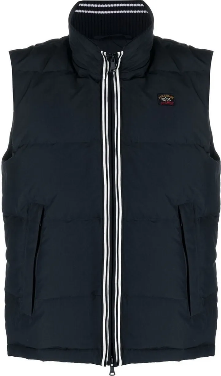 Logo-Patch Padded Waistcoat