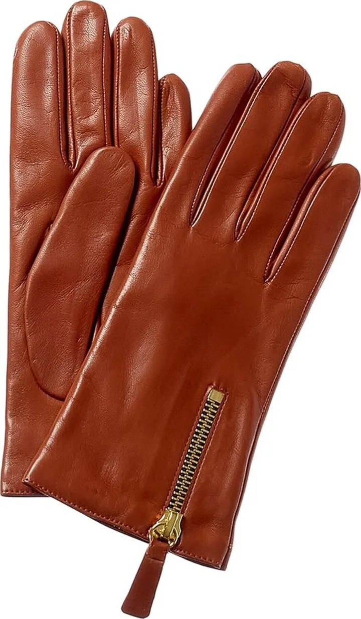 Portolano Zipper Leather Gloves