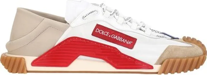Mixed-materials NS1 slip-on sneakers