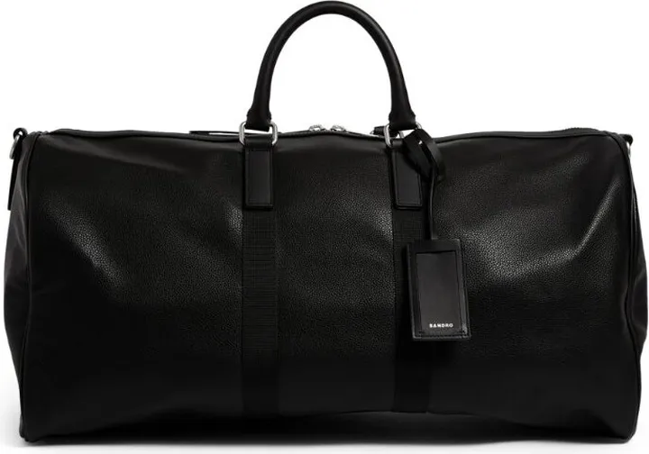 Sandro Faux Leather Duffle Bag