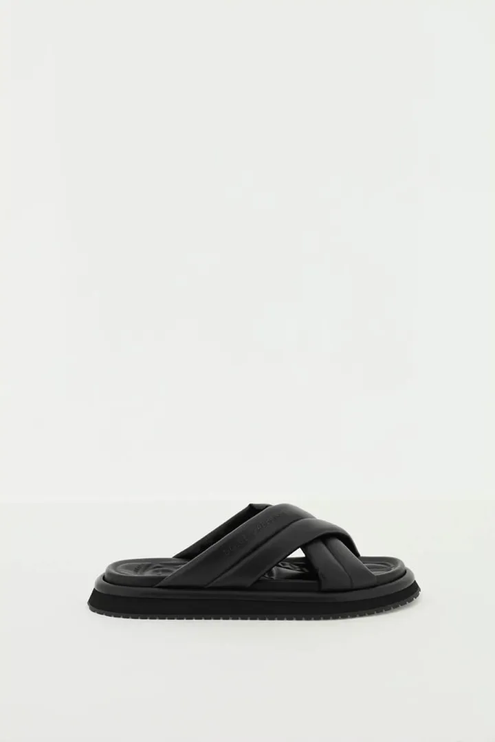 Dolce & Gabbana Faux Leather Slides