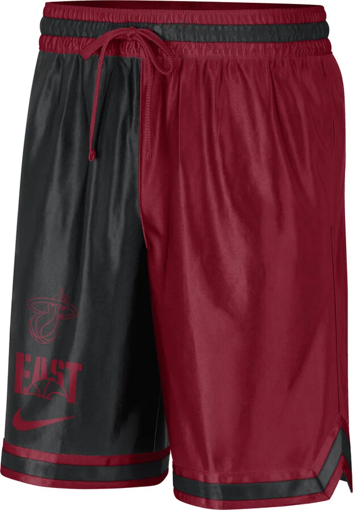 Miami Heat Courtside Nike Men's Dri-FIT NBA Graphic Shorts in Red