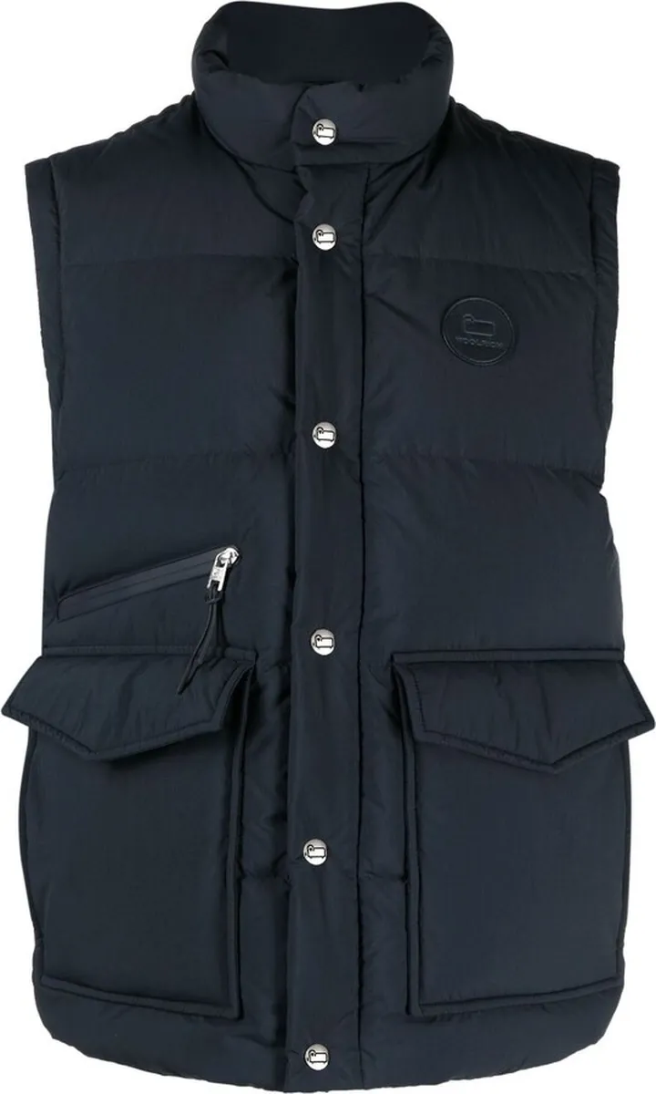 High-Neck Padded Gilet