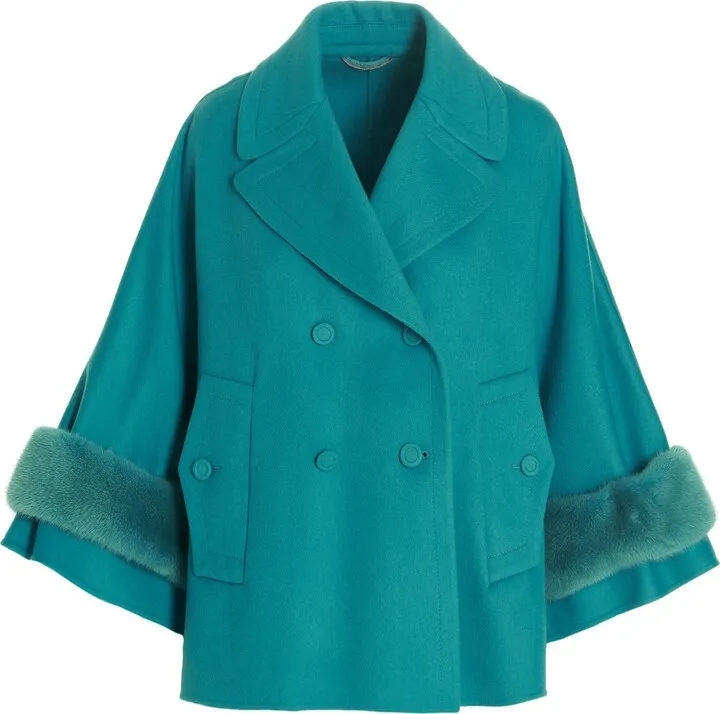 Mink Wool Cape