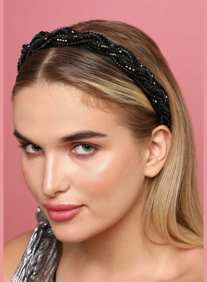 Trendy Designer Beaded Western Wear Hair Band For Women