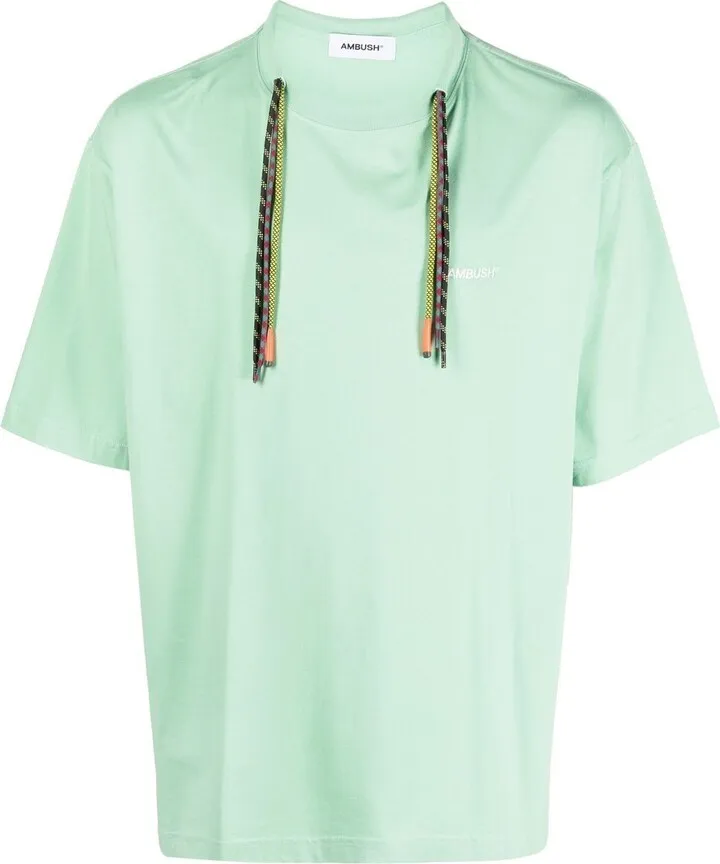multicord crew-neck T-shirt