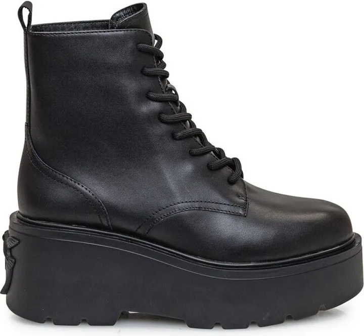 Pinko Lace-Up Platform Boots