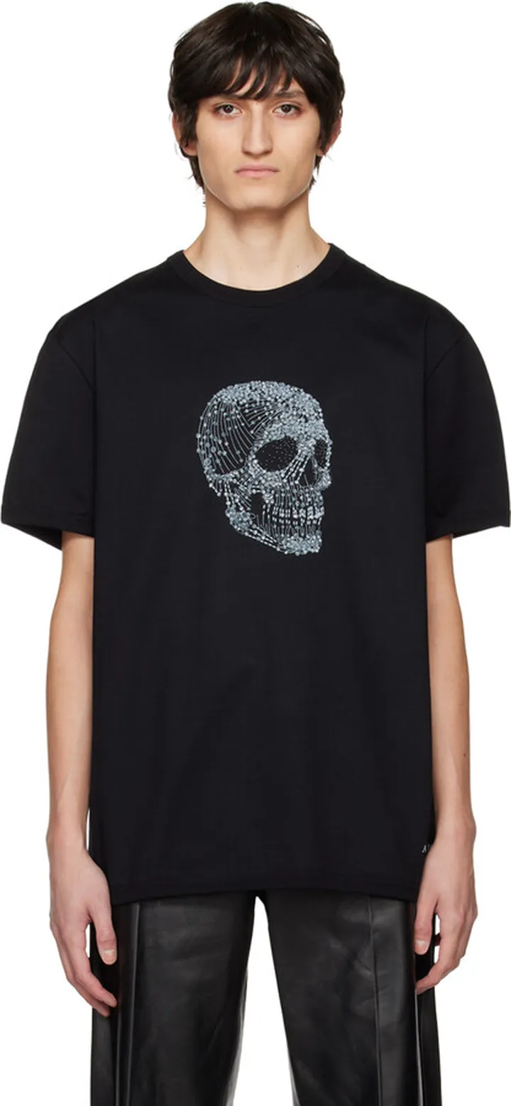 Alexander McQueen Black Skull T-Shirt