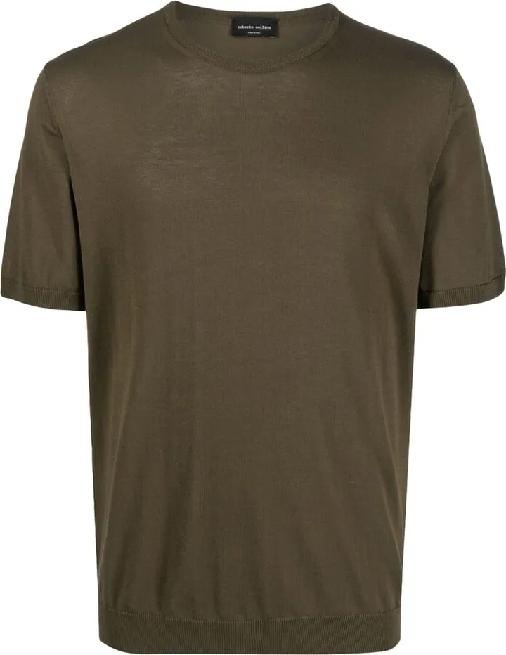 crew-neck short-sleeve T-shirt
