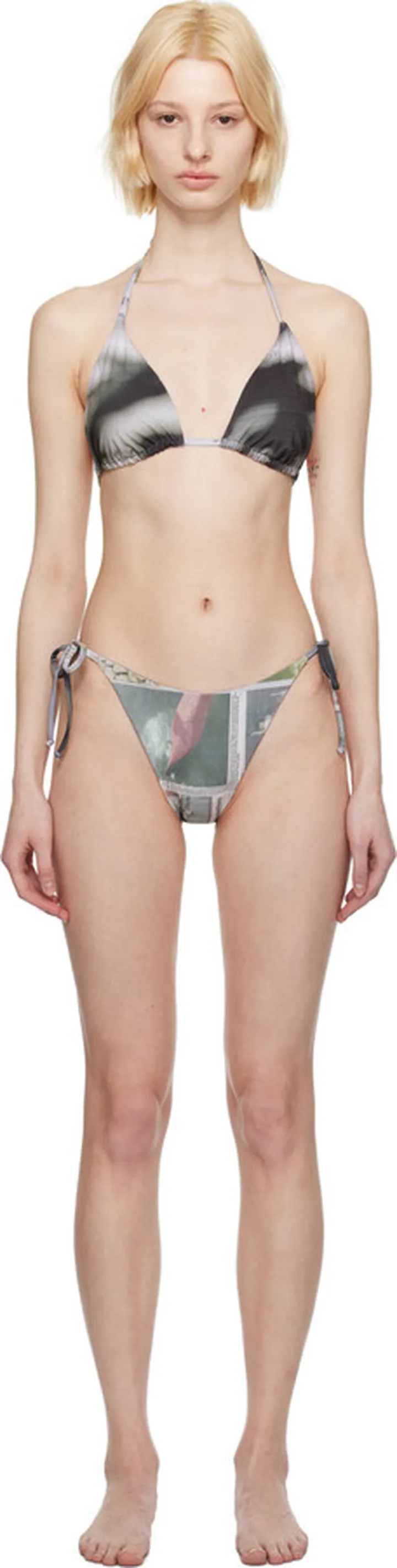 Serapis Multicolor Printed Reversible Bikini Set