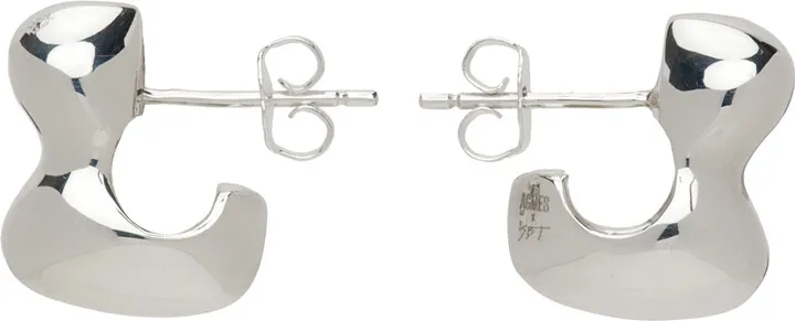 AGMES Silver Simone Bodmer-Turner Edition Bubble Earrings