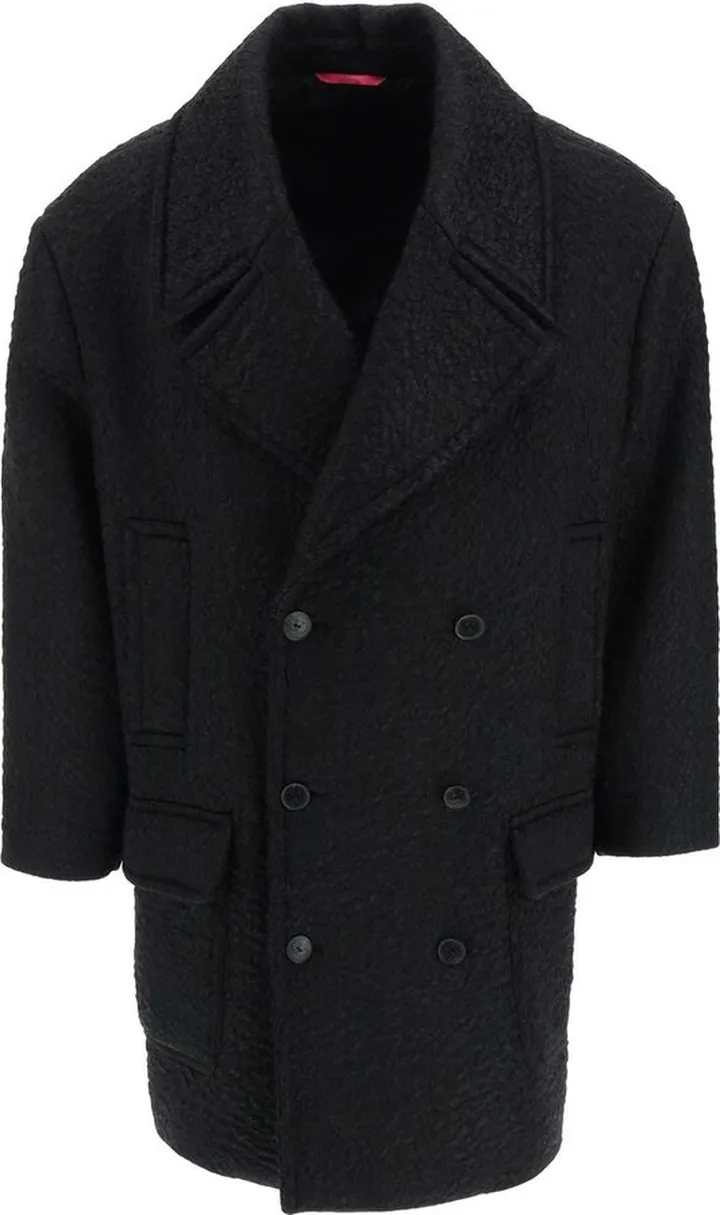 Valentino Double-Breasted Long-Sleeved Coat