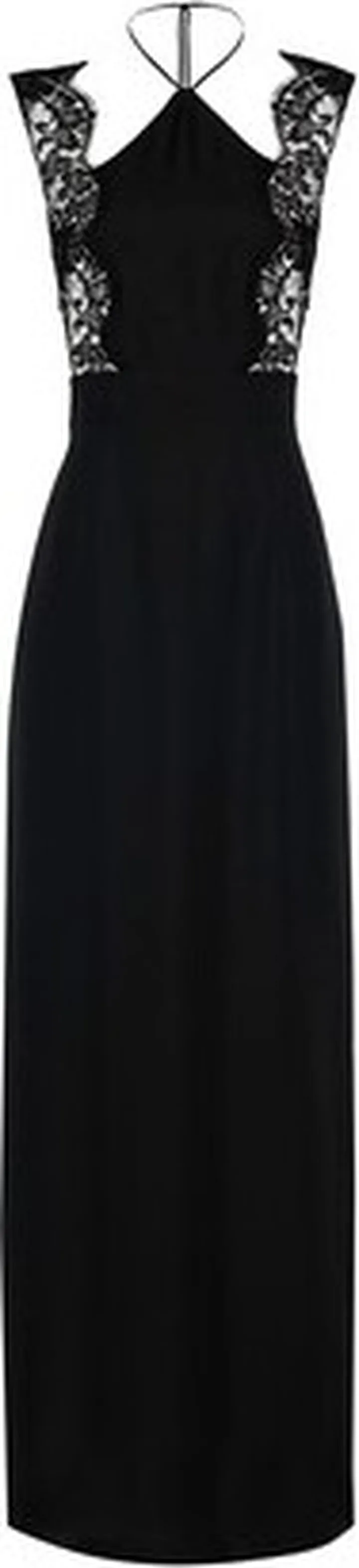 Nightgown In Silk With Leavers Lace