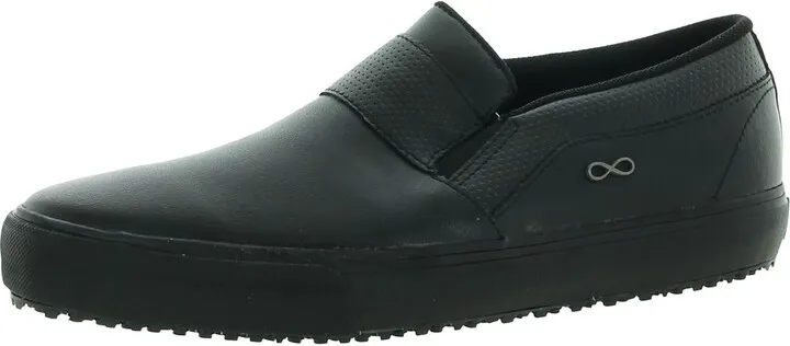 Rush Womens Leather Slip On Slip-On Sneakers