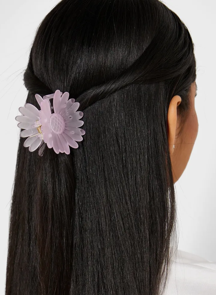 Floral Claw Hair Clip