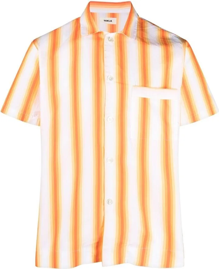 Striped Short-Sleeved Pyjama Shirt