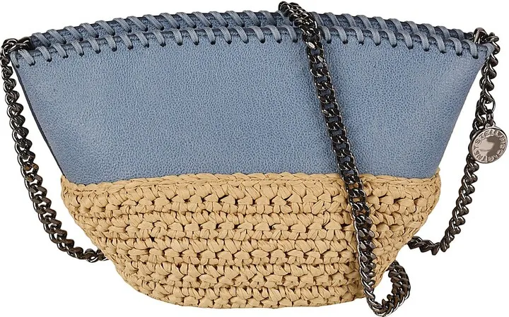 Smal Raffia Half Shoulder Bag