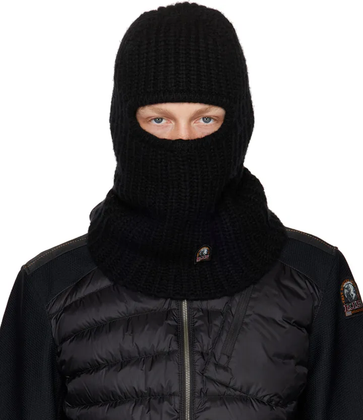 Parajumpers Black Ribbed Balaclava