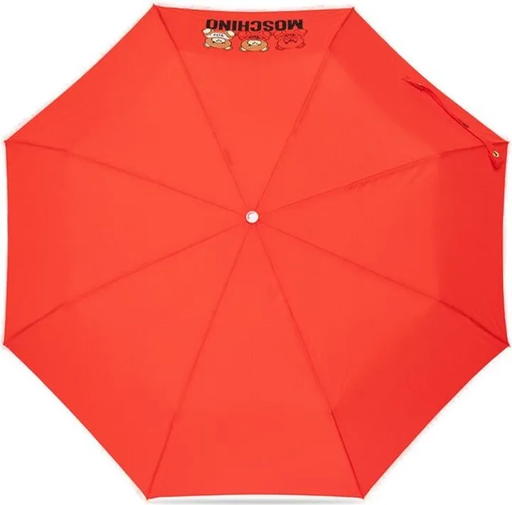 Moschino Logo-Printed Decorative Handle Umbrella