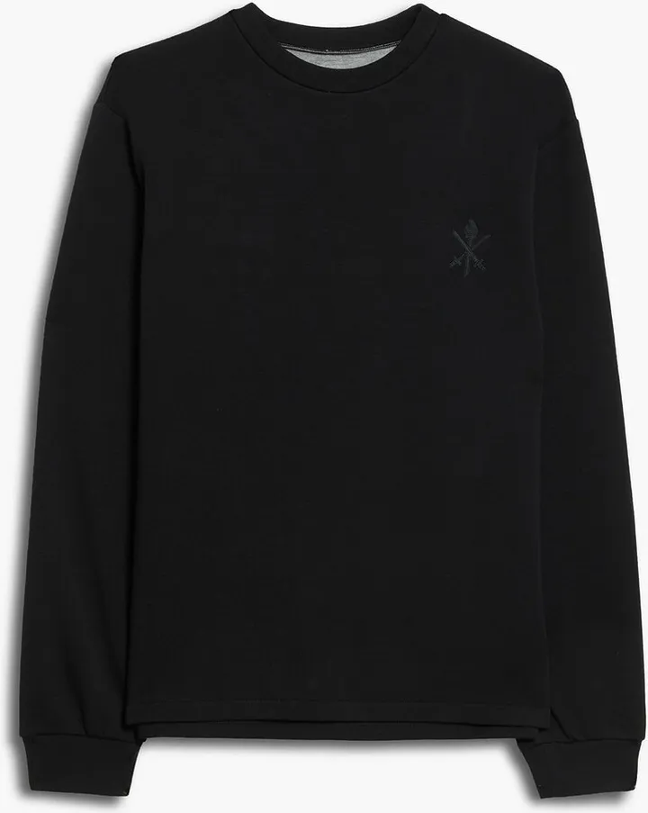 Embroidered jersey sweatshirt