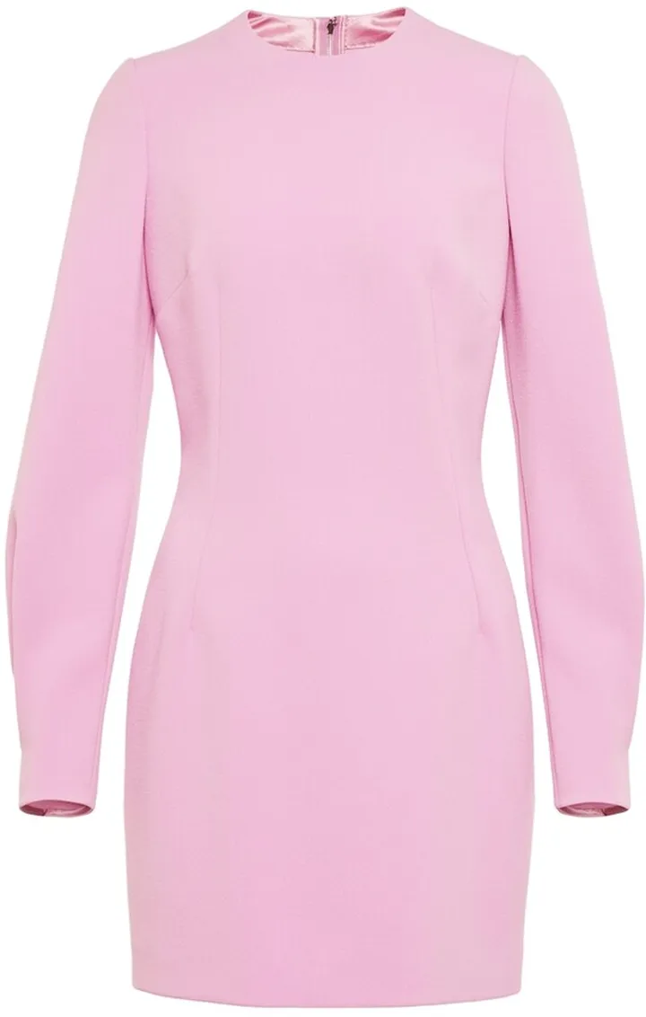 Puffed sleeve minidress