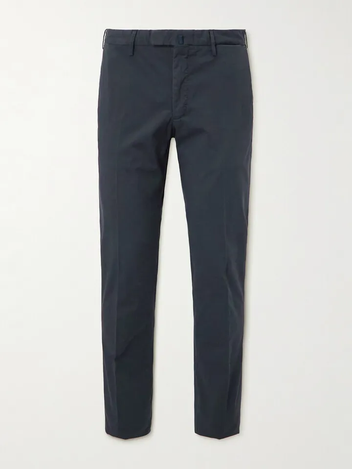 Venezia 1951 Slim-Fit Stretch-Cotton Trousers