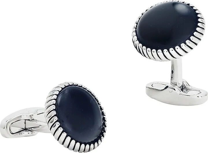 Onyx Rope Cufflinks