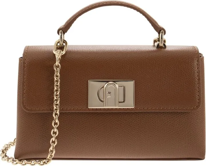 Furla Twist-Lock Chain-Linked Crossbody Bag