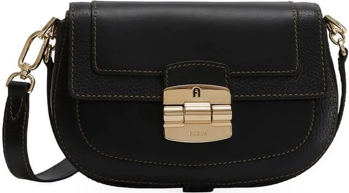 Furla Club 2 S Black Crossbody Bag